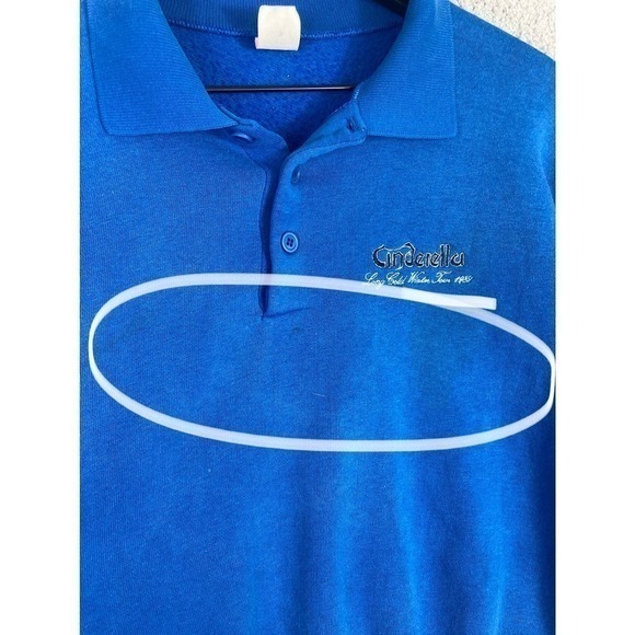 Cinderella Long Cold Winter 1989 Vintage Pullover Sweatshirt Medium Retro‎ Band - Picture 5 of 14